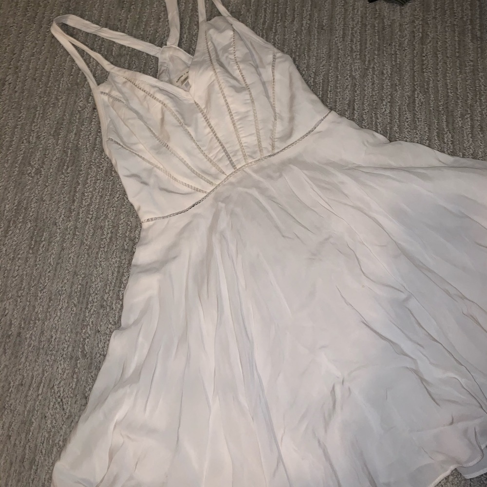 Off white mini dress